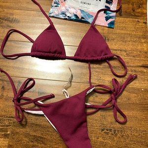 Shein purple bikini